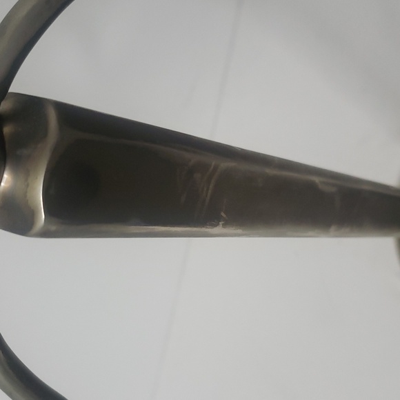 Pottery Barn Brushed Silver 3 Candlestick Candelabra Holder 14.5"H x 9.5"W Metal - Picture 11 of 17